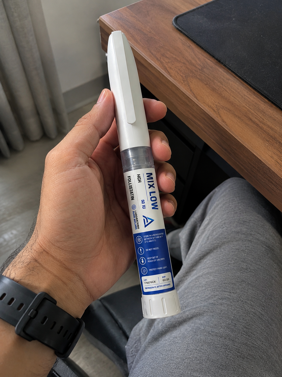 Mix Low delivered to an Aura BioLabs client